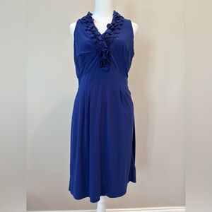 Just…Taylor Cocktail/Party Dress Lined Womens 8 Blue Very Good Condition